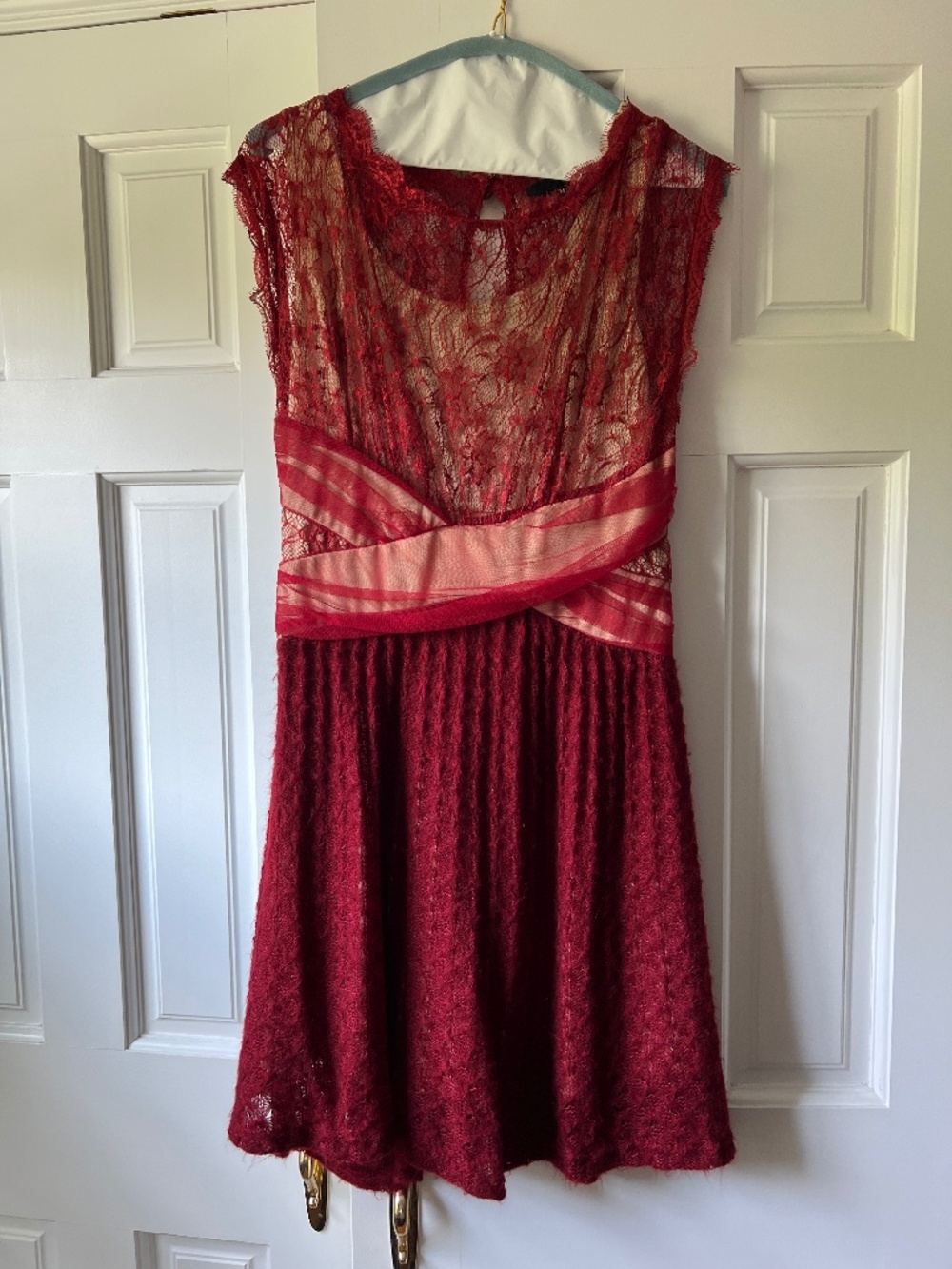 Ryu Modcloth Red Lace Dress